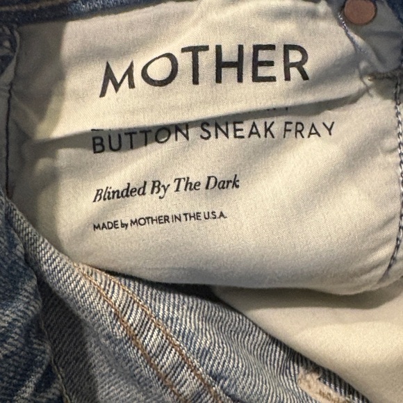 MOTHER NWOT Women's pipe dream button sneak fray- never worn! - Picture 5 of 8